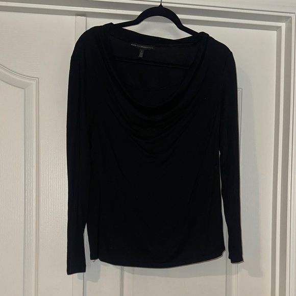White House Black Market Tops - White House Black Market draped Neck Long-Sleeve Women's Top size large